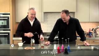 How to make a frappé coffee using an aerolatte milk frother [upl. by Ees]