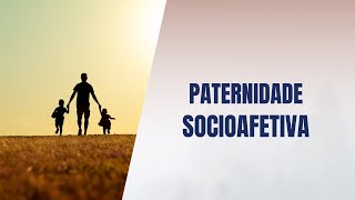 Paternidade socioafetiva [upl. by Acinorej404]