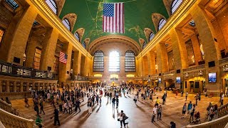 Walking Tour of Grand Central Terminal — New York City 【4K】🇺🇸 [upl. by Ahsar]