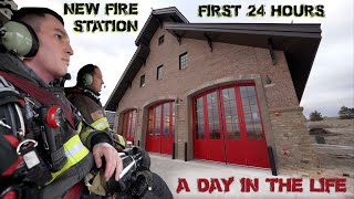 First 24 Hours in a New Fire Station  A Day in the Life [upl. by Aelak]