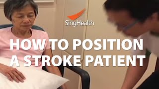 How To Position A Stroke Patient [upl. by Ennailuj428]