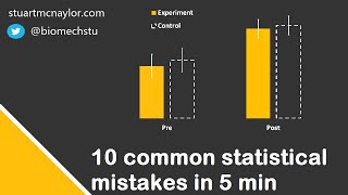 Ten Statistical Mistakes in 5 Min [upl. by Ervin948]