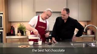 How to make a hot chocolate using an aerolatte milk frother [upl. by Haile]